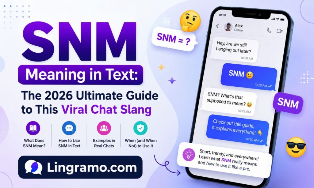 SNM Meaning in Text