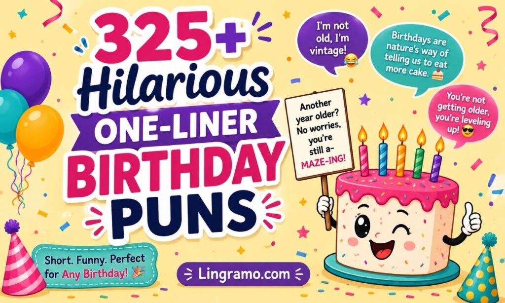 One-liner Birthday Puns