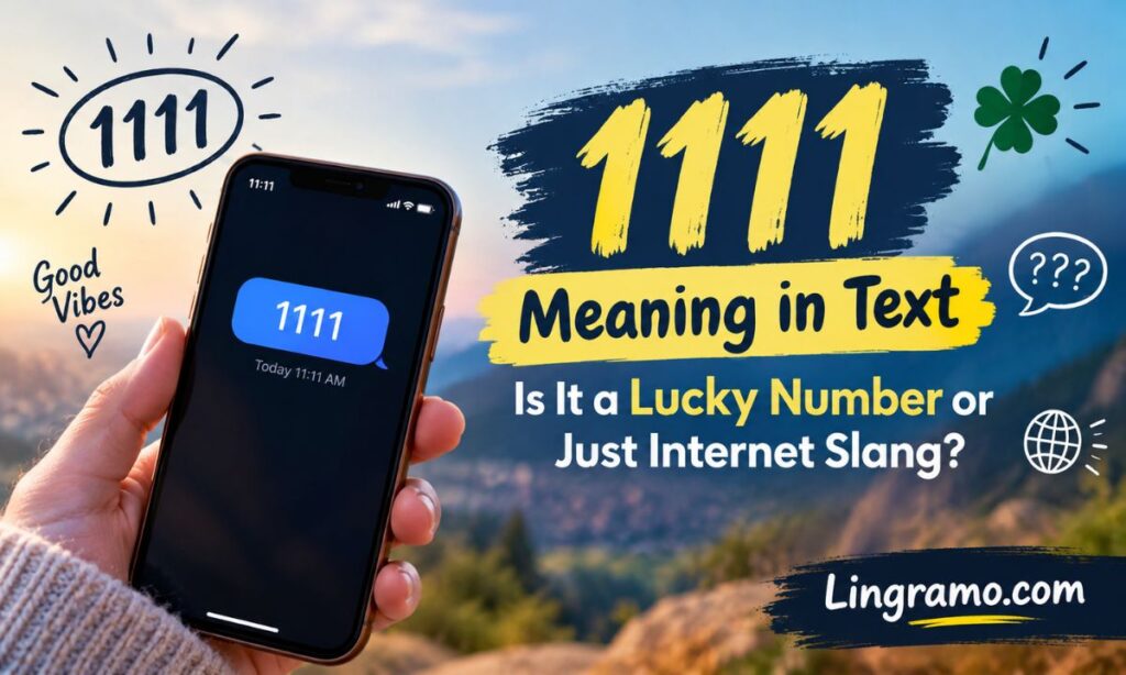 1111 meaning in text