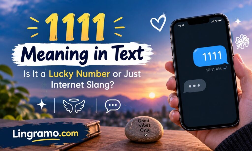 1111 meaning in text