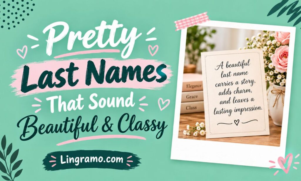 Pretty Last Names