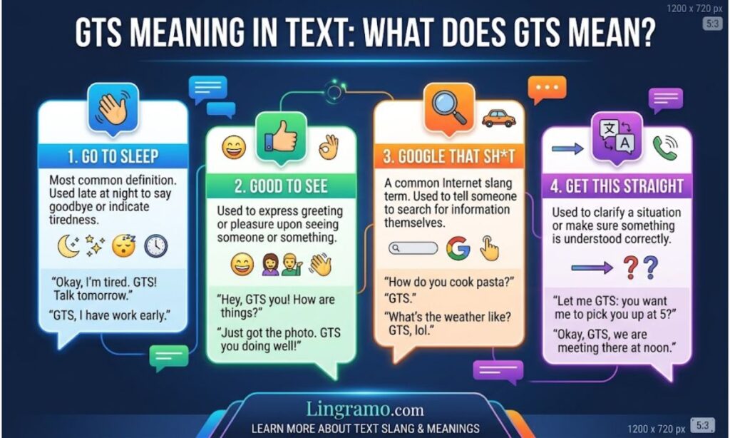 GTS Meaning in Text